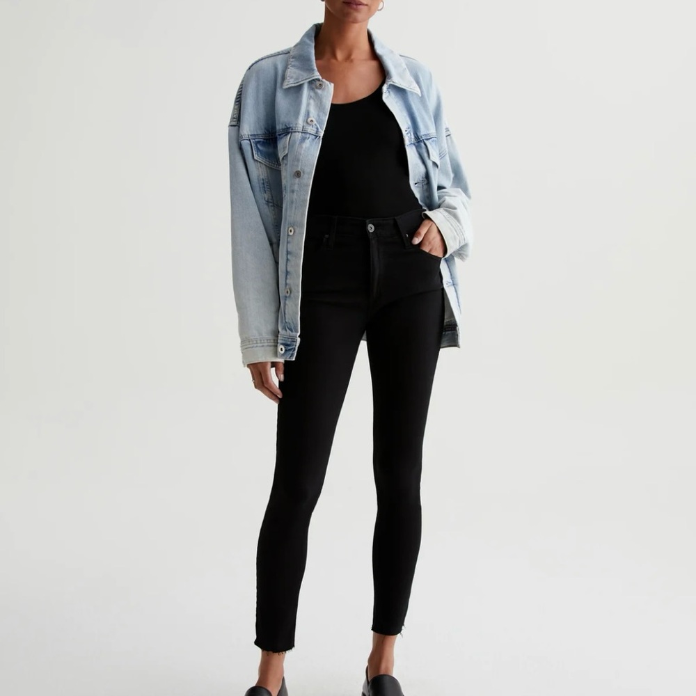 Anthropologie AG Black Skinny Women Jeans Size 28